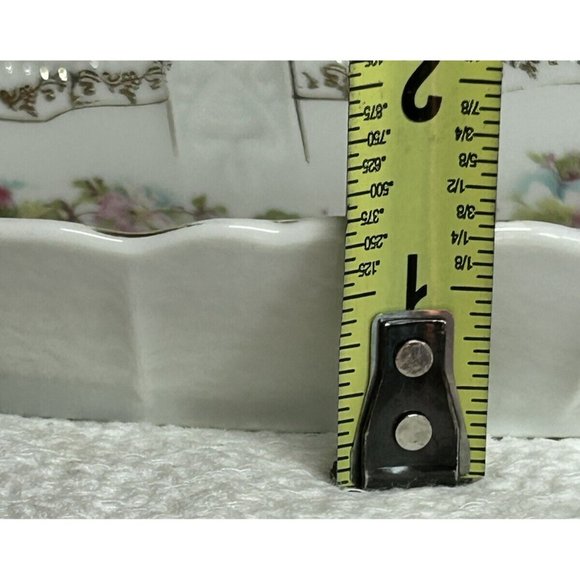 Antique Celery Dish 1909-1916 Three Crown China Germany Pink Roses & Gold Accent - Picture 11 of 14